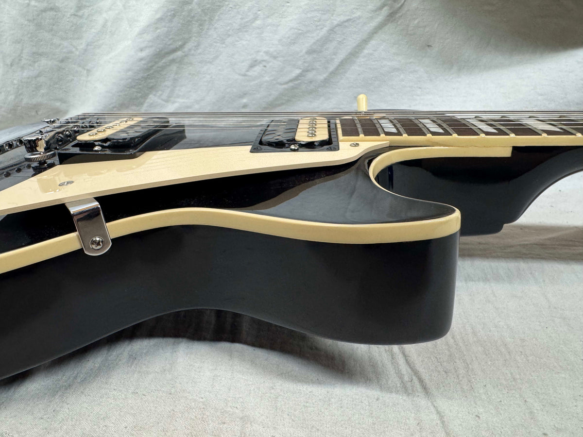 Gibson LPTP19E2CH3 Les Paul Traditional Pro V Flame Top Guitar with Case 2023 - Transcluent Ebony Burst