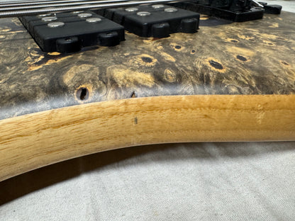Warwick Limited Edition #39 of 100 Teambuilt Corvette $$ Double Buck 5-String Bass 2019 - Natural Transparent Satin Multicolor