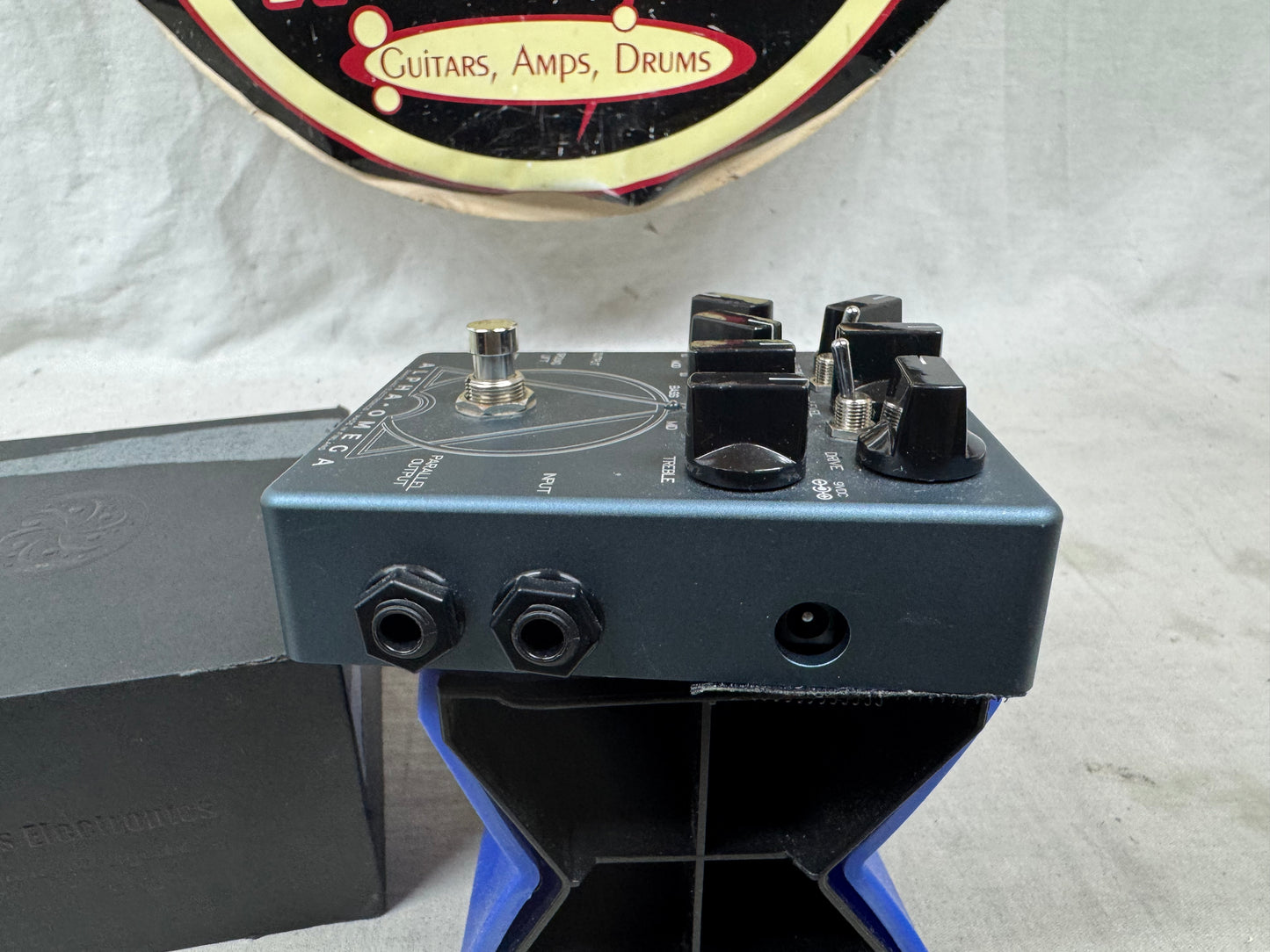 Darkglass Electronics Alpha Omega Bass Preamp Distortion Pedal with Box