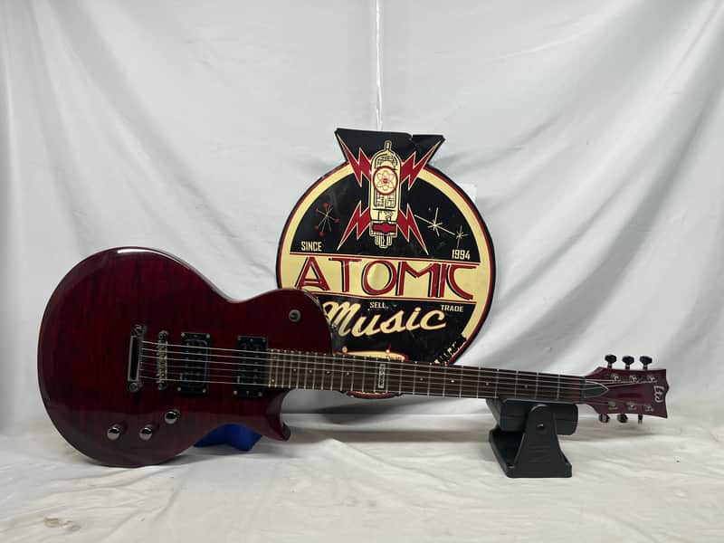 ESP LTD EC-100QM Singlecut HH Electric Guitar