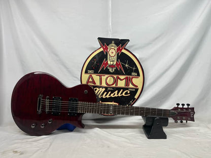 ESP LTD EC-100QM Singlecut HH Electric Guitar