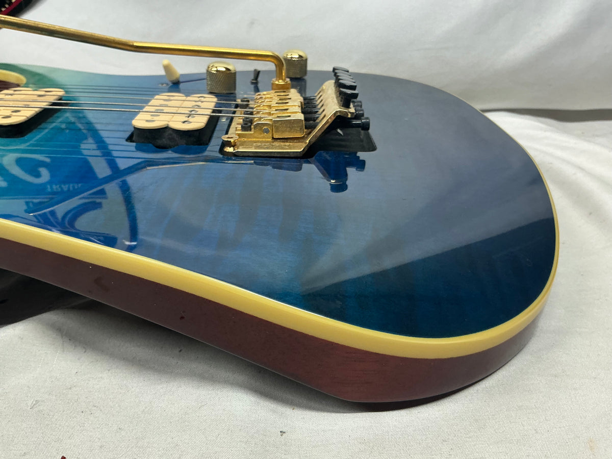 Ibanez RG420HPFM-ALG Standard 2020 - Present - Blue Leaf Gradation