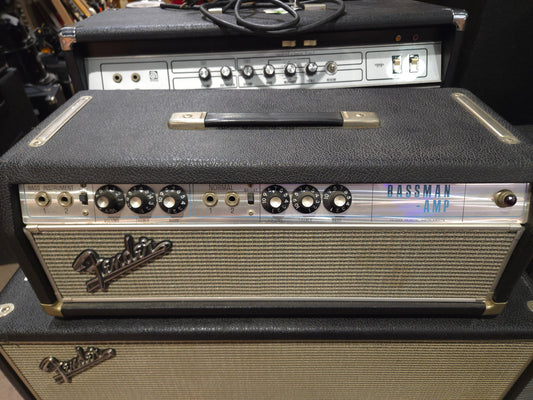 Fender Bassman "Drip Edge" 2-Channel 50-Watt Guitar Amp Head 1968 - 1969 - Silverface - Local Pickup Only