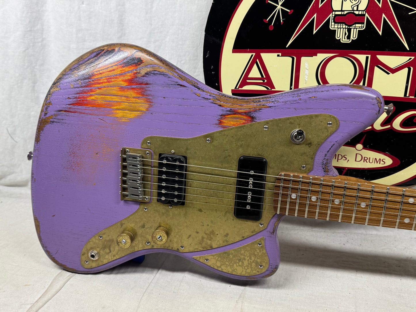 Paoletti Guitars Loft Series Model 112 HP90 Guitar with Case - Purple