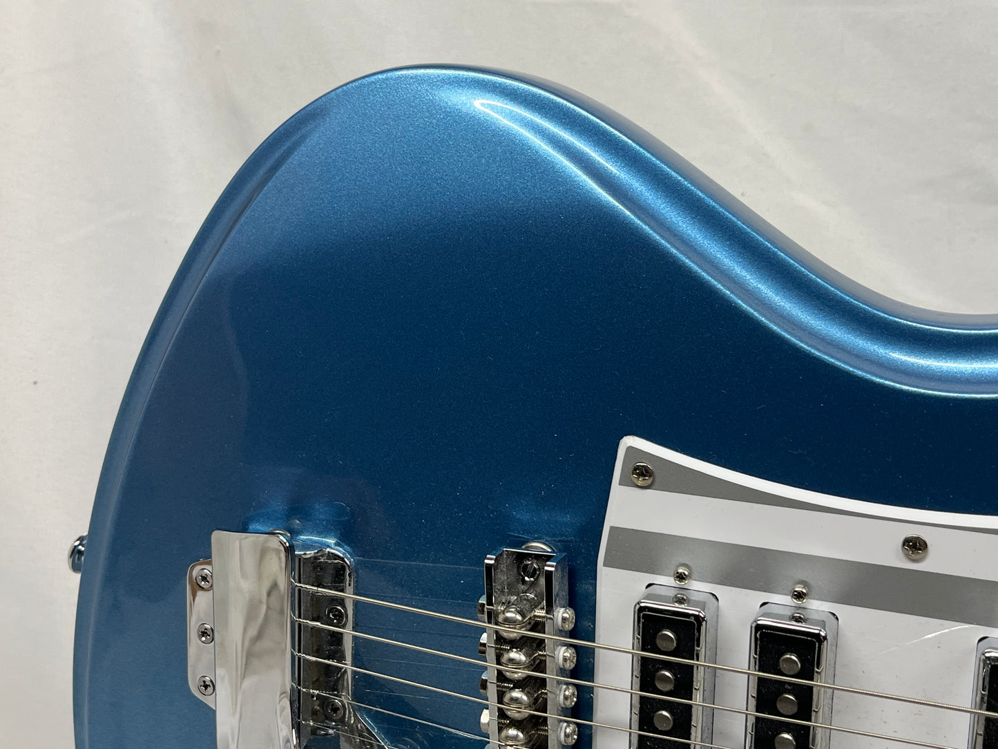 Eastwood Ichiban SharkFin K4L Doublecut Electric Guitar - Nut has been Raised!