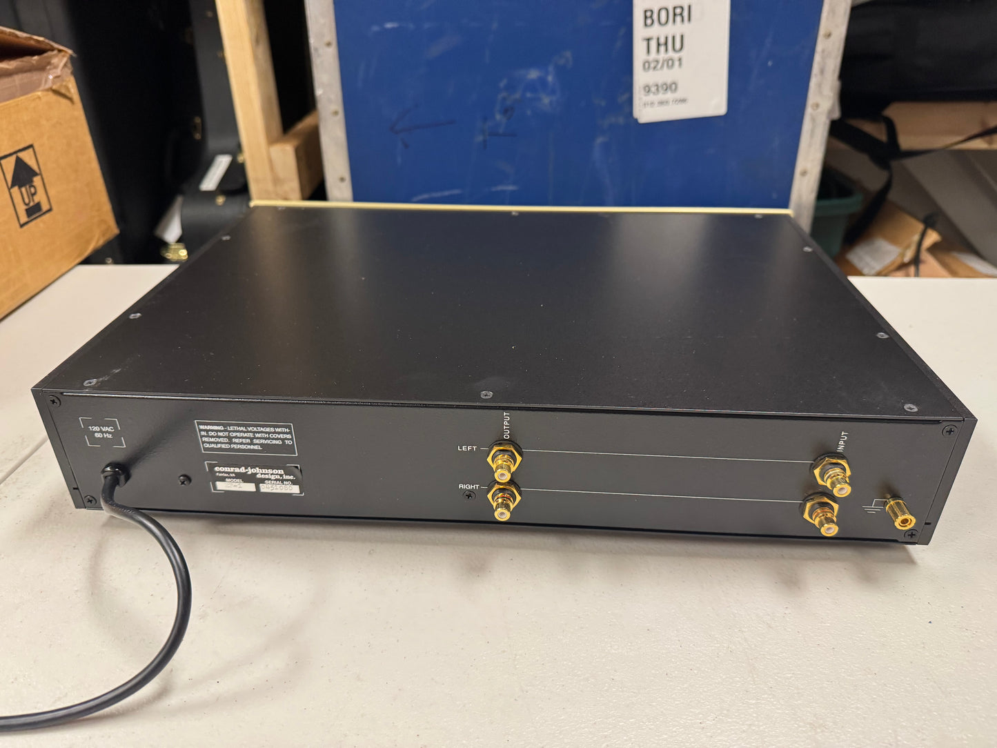 Conrad-Johnson EF-1 ef1 Phono Stage Preamplifier with Box