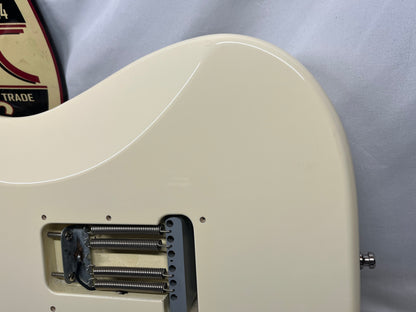 Fender Jimmie-Vaughn Tex-Mex Stratocaster Strat Electric Guitar MIM - Made in Mexico - Olympic White