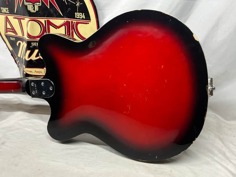 Teisco Imperial Hollow Body Electric Guitar - Image 11