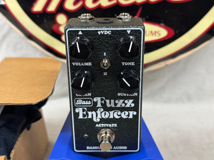 Damnation Audio Bass Fuzz Enforcer Bass Fuzz Pedal with Box