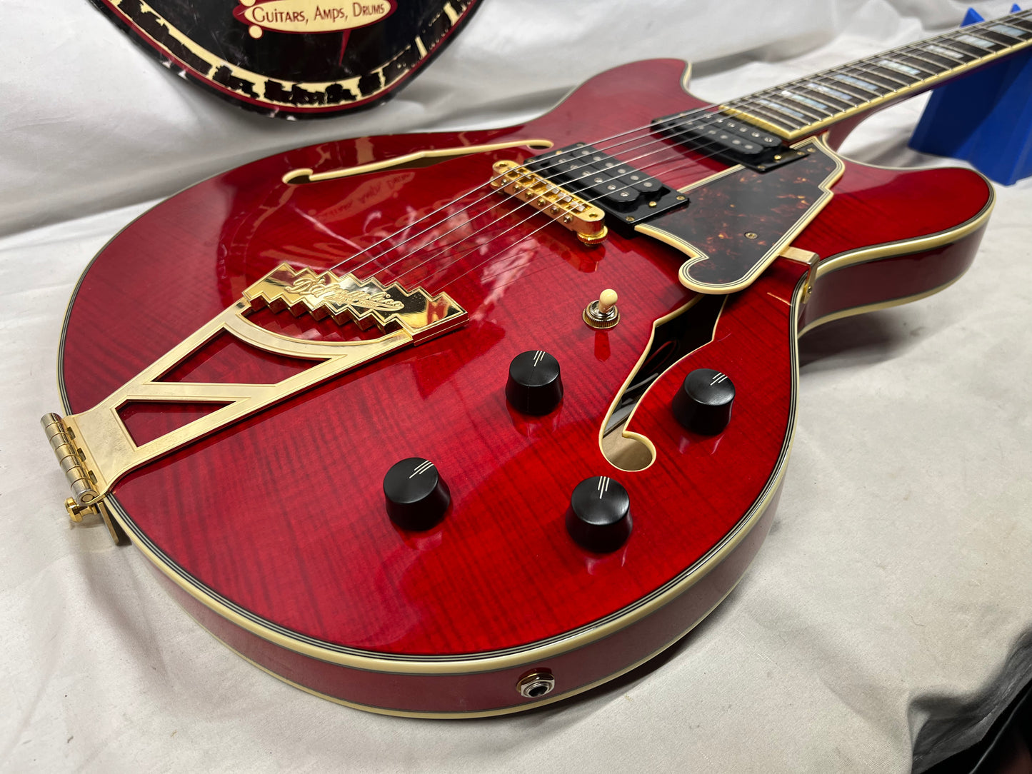 D'Angelico Excel Mini EX DC Double Cutaway Semi-Hollow Body Electric Guitar