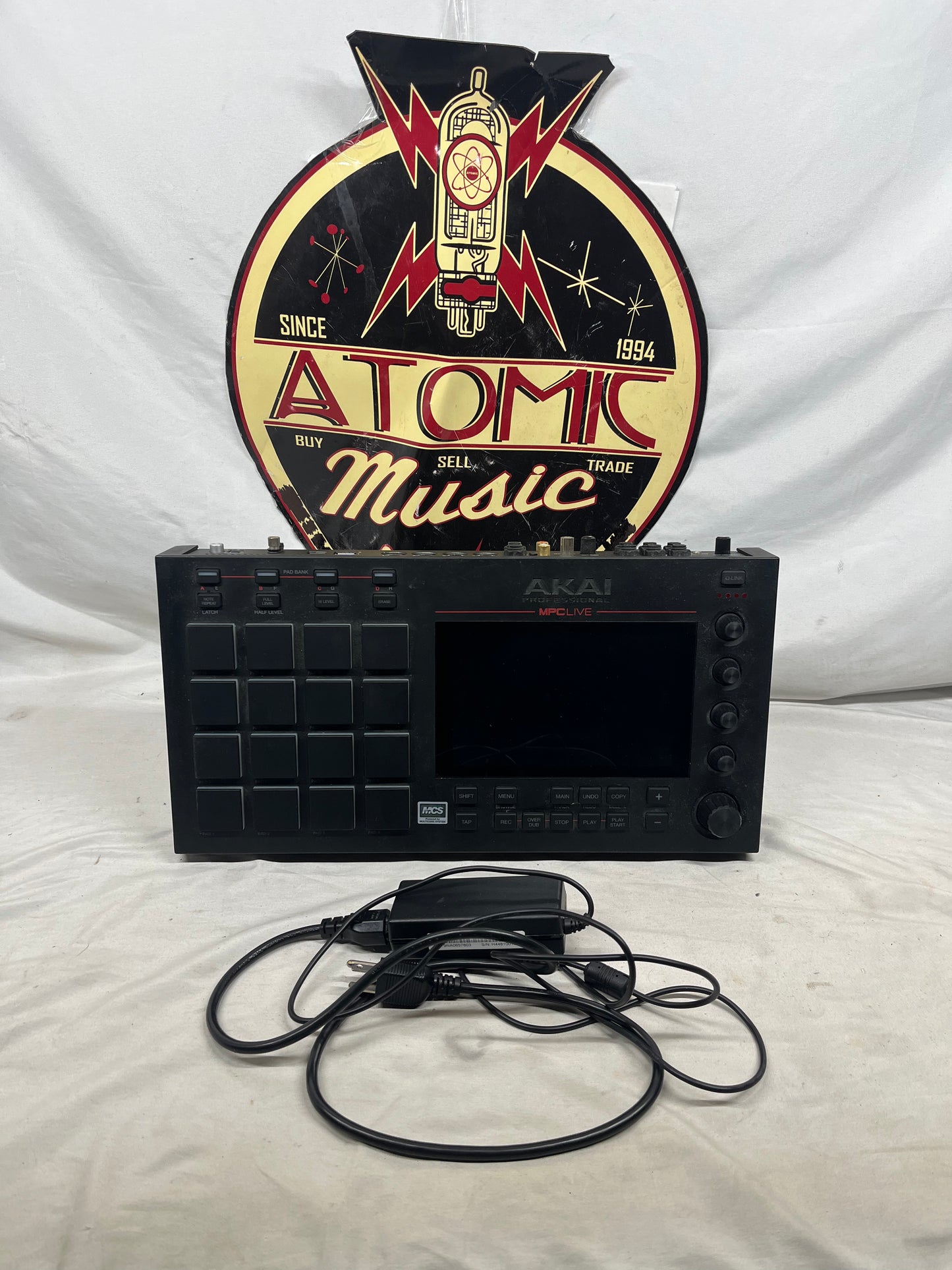 Akai Professional MPC Live Music Production Center Sampler Sequencer with Power Supply