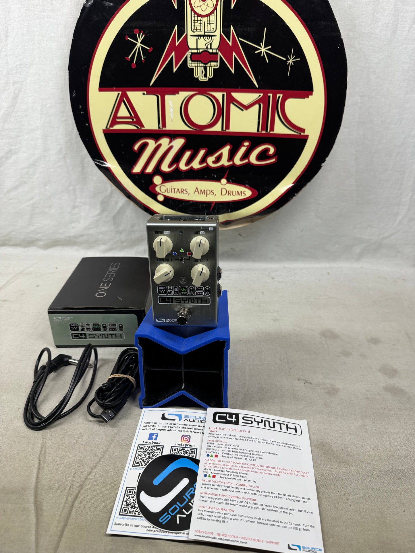 Source Audio One Series C4 Synth Guitar Synthesizer Pedal with Box