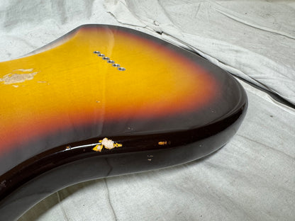 Fender USA Custom Shop S23 Limited Edition 1959 '59 Stratocaster HT Hardtail Guitar with COA + Case 2023 - Chocolate 3-Color Sunburst / Rosewood fingerboard - Relic'd