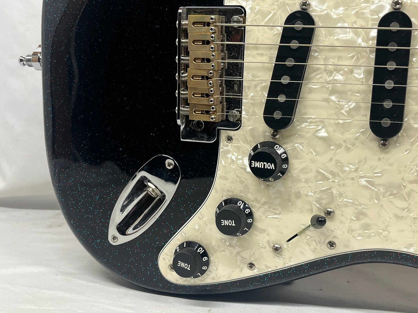 Fender 70th Anniversary Player Stratocaster strat Electric Guitar - Nebula Noir