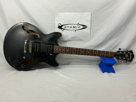 Ibanez Artcore AM73B Semi-Hollow Electric Guitar - Black