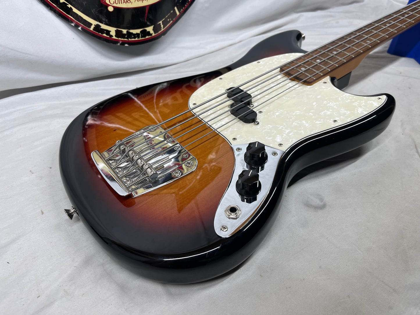 Squier Parts Classic Vibe '60s 4-String Electric Mustang Bass - Non-Original Fender-Made Body