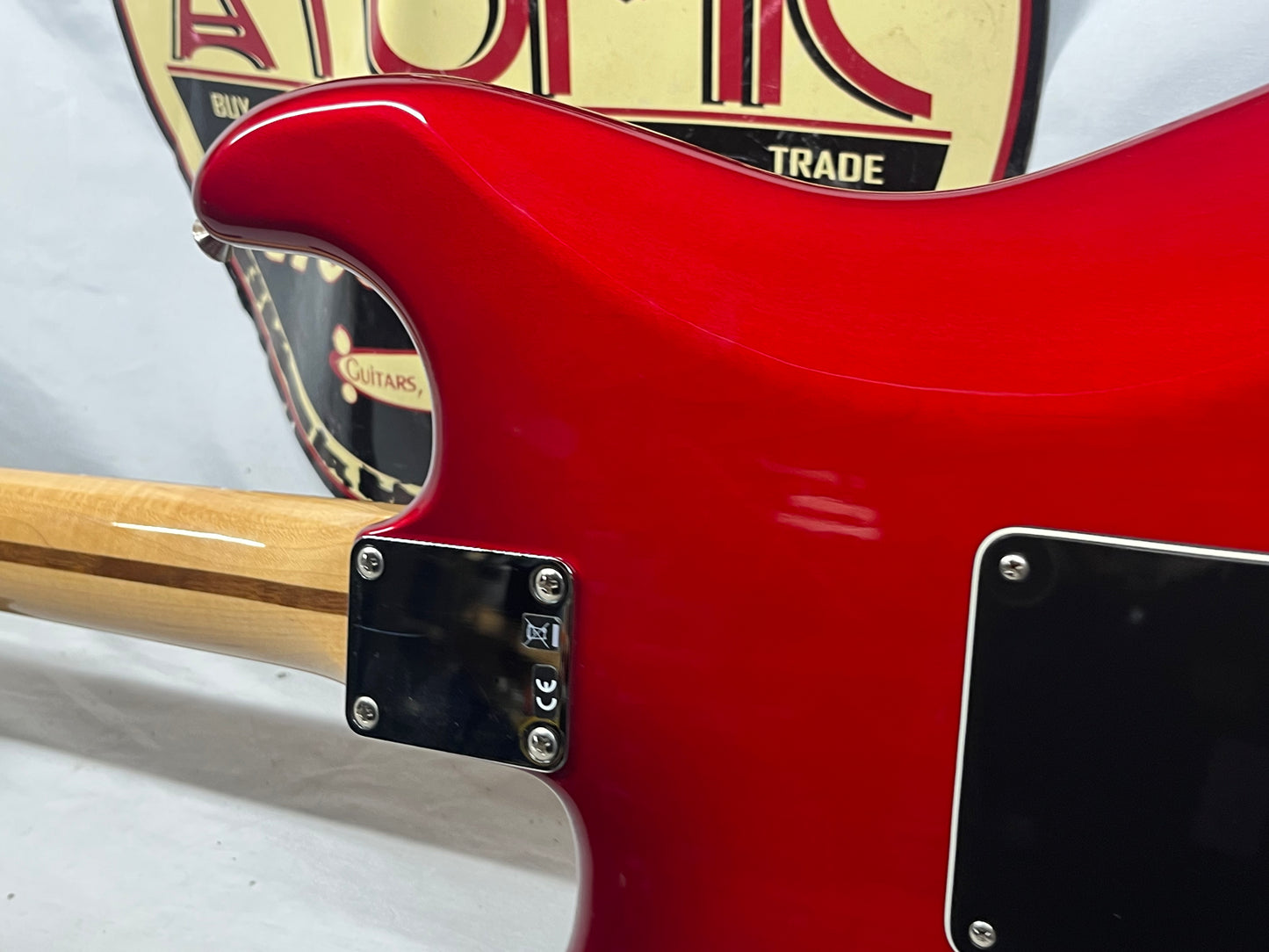 Fender Standard Stratocaster HSS FSR Electric Guitar MIM - Made in Mexico - Candy Red Burst