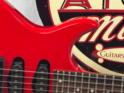 Hamer USA SS1 ss 1 Steve Stevens Signature Guitar with Case 1984 - Red