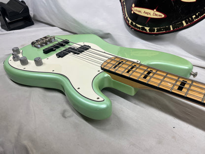 Fender GC Factory Special Run Precision Bass P-Bass Active 4-String Electric Bass - Sea Foam Green