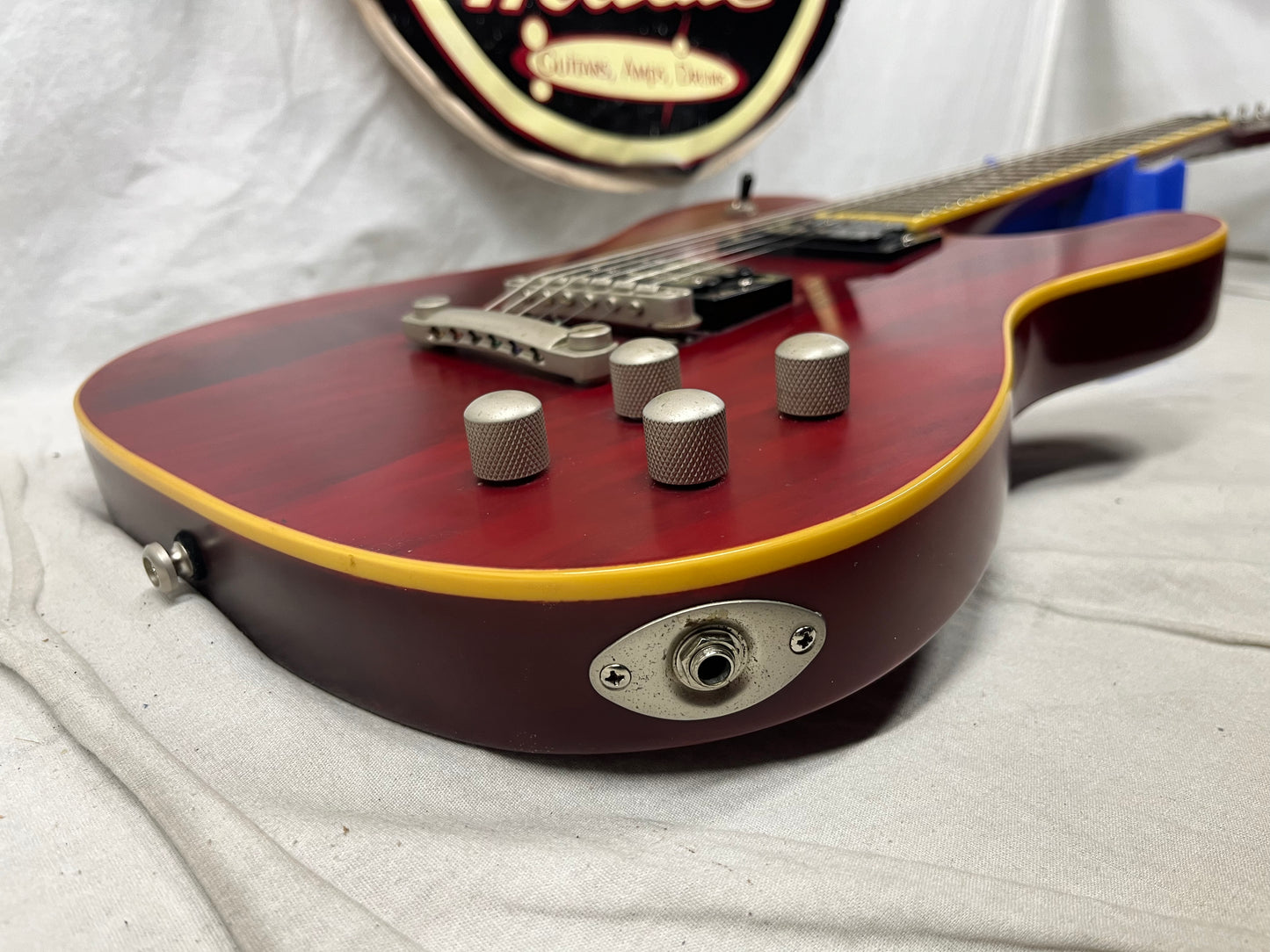 Squier Master Series Chambered Telecaster Electric Guitar 2005 - Crimson Red Transparent