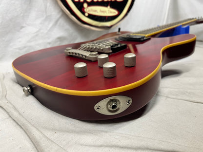 Squier Master Series Chambered Telecaster Electric Guitar 2005 - Crimson Red Transparent
