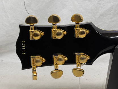 Gibson Custom Shop LPB-3 lpb3 Les Paul Custom Guitar with COA + Case - Ebony / Black
