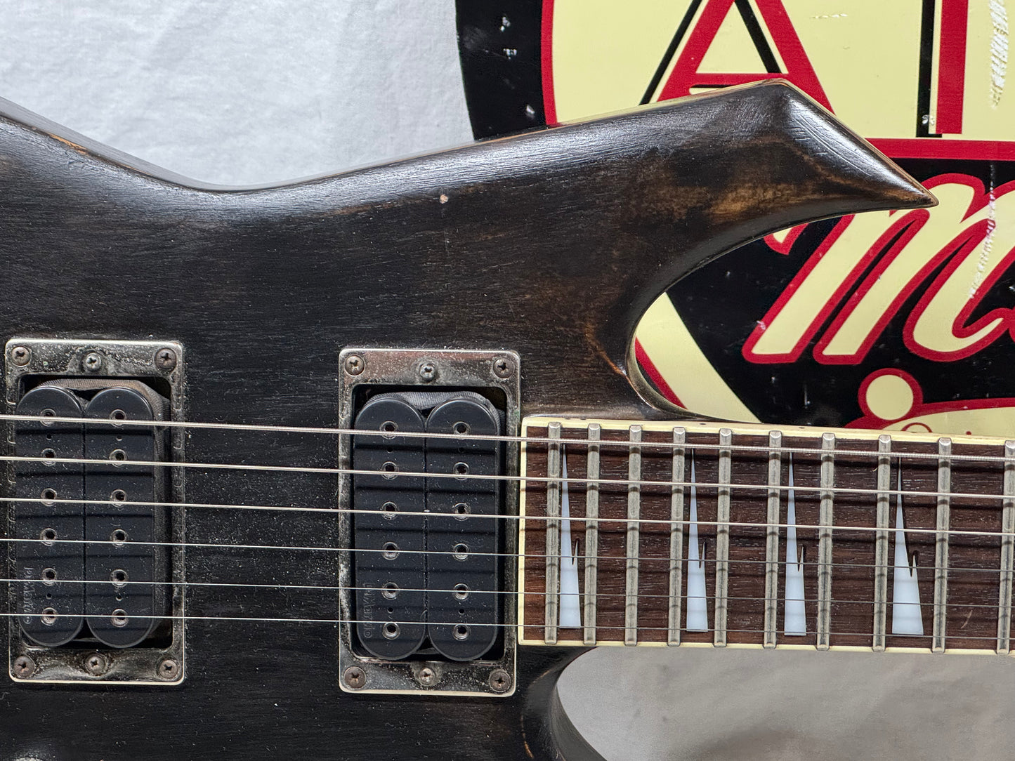 Ibanez X Xiphos Series XPT700FN xpt700 xpt 700 fn Guitar with Case - crack in body - Rusty Glitter Flat - sanded off in most areas - 2008