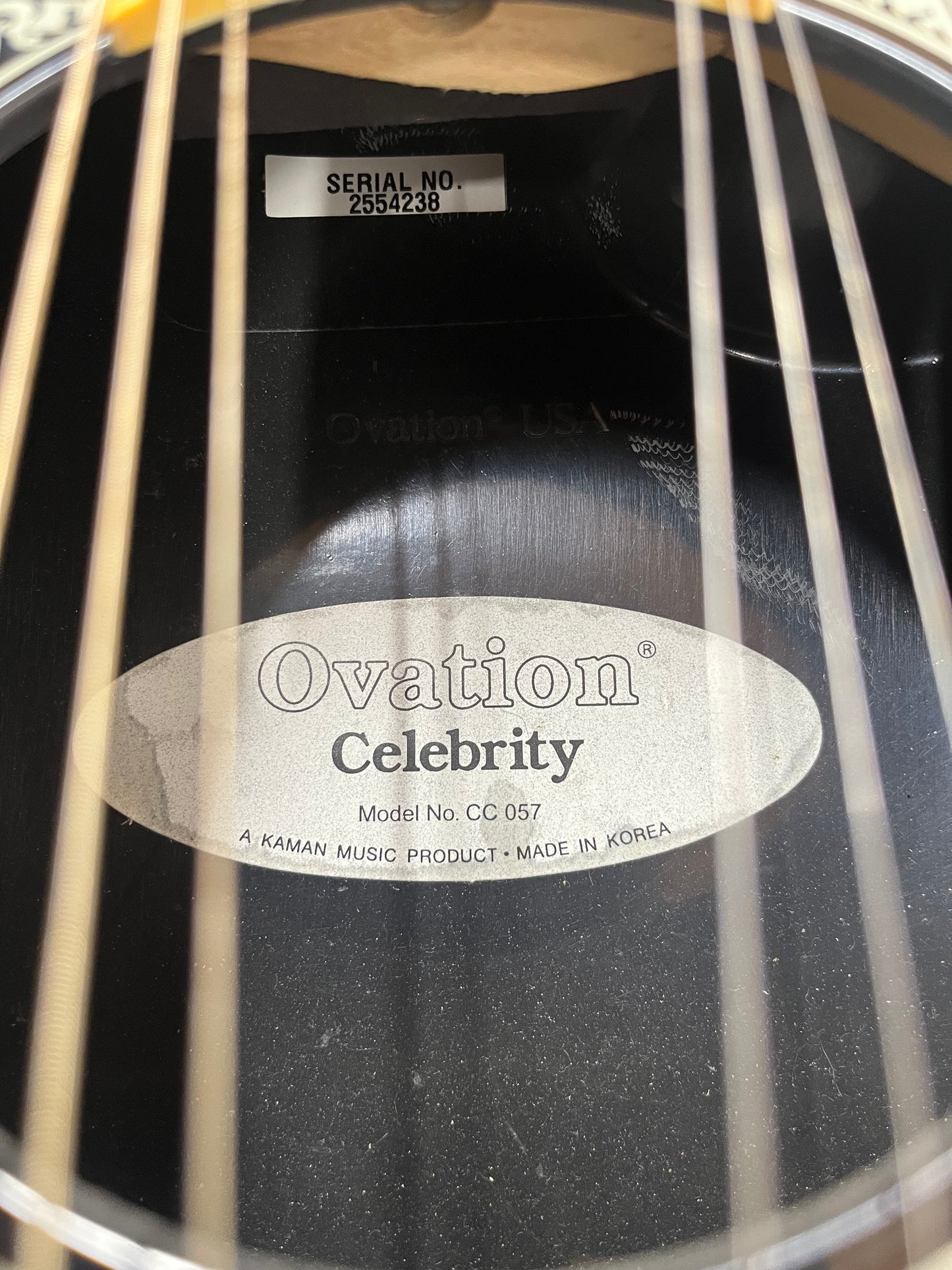 Ovation Celebrity CC057 Acoustic Electric Guitar