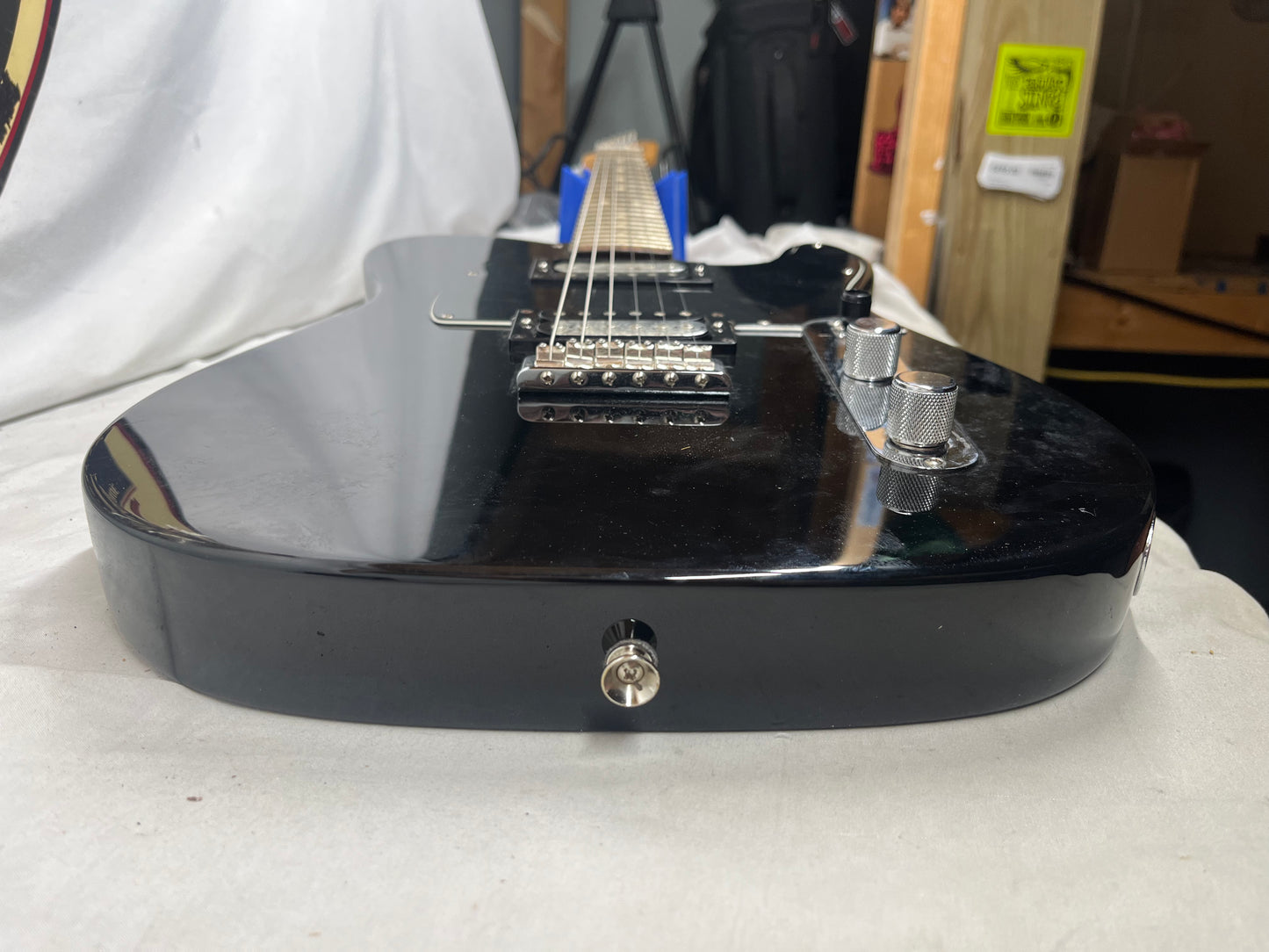 Fender Standard Telecaster tele HH Electric Guitar with Hard Case - Black