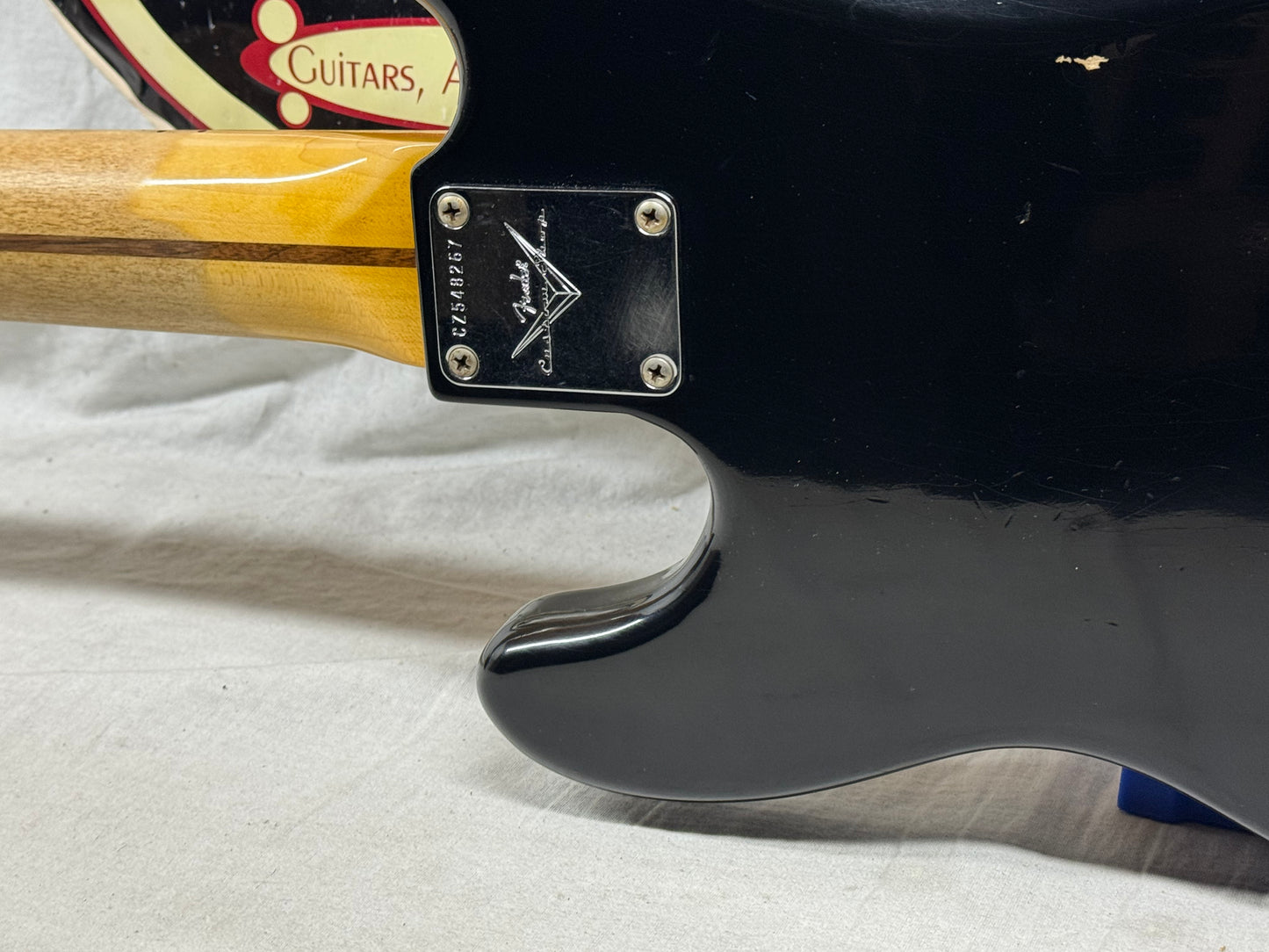 Fender USA Custom Shop '57 Precision Bass jrn Journeyman 4-string P-Bass with COA + Case 2020 - Black / Maple neck - relic'd
