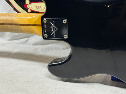 Fender USA Custom Shop '57 Precision Bass jrn Journeyman 4-string P-Bass with COA + Case 2020 - Black / Maple neck - relic'd