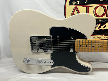 Fender Deluxe Nashville Telecaster Tele Electric Guitar - White Blonde