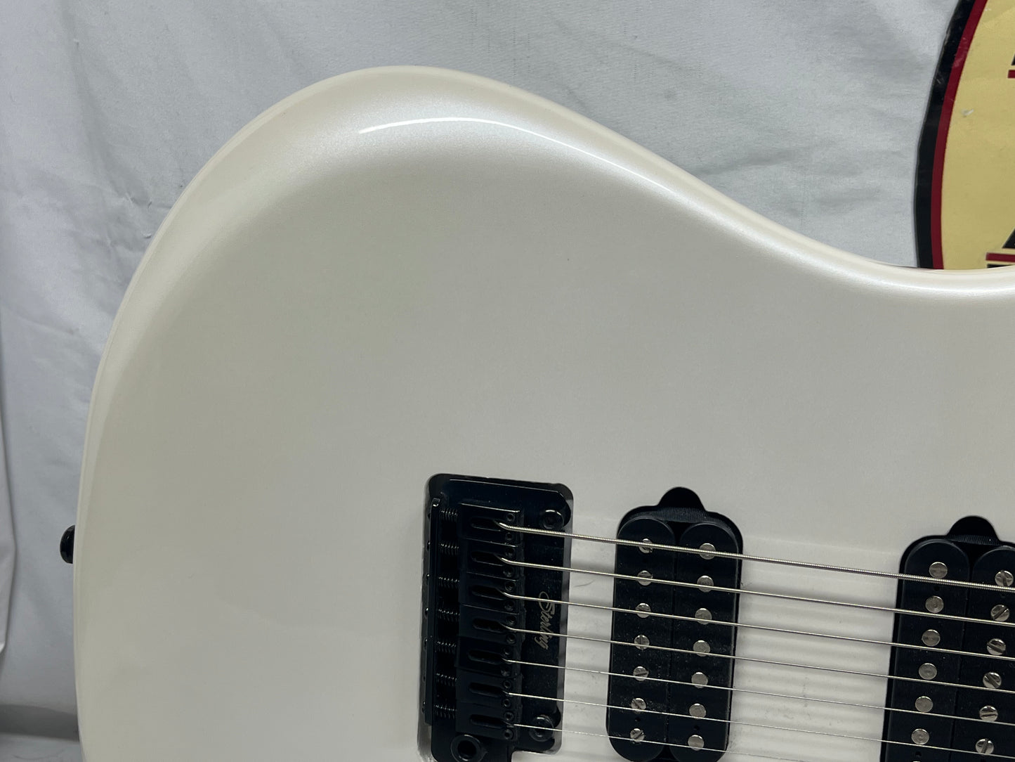 Ernie Ball Music Man Jason Richardson Signature Sterling Cutlass 7 7-String Electric Guitar - Pearl White