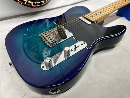 Fender Limited Edition Player Telecaster Plus Top Electric Guitar MIM - Made in Mexico - Blue Burst