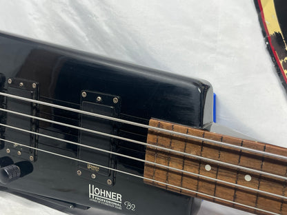 Hohner B2 HH Headless Fretless 4-String Electric Bass with Hard Case