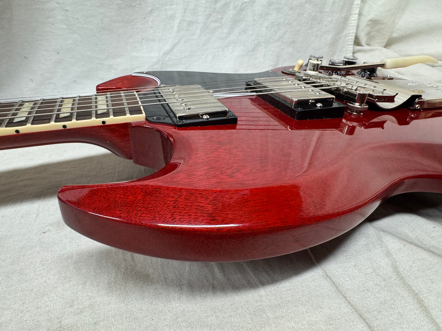 Gibson SG61V00VENH1 SG Standard '61 Maestro Vibrola Guitar with Case 2024 - Vintage Cherry