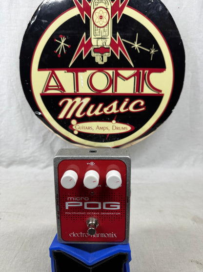 Electro-Harmonix Micro POG p.o.g. Polyphonic Octave Generator Pitch Shifter Harmonizer Pedal