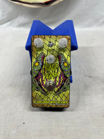 Catalinbread Limited Edition Gallery Series Naga Viper Treble Booster Pedal with Box