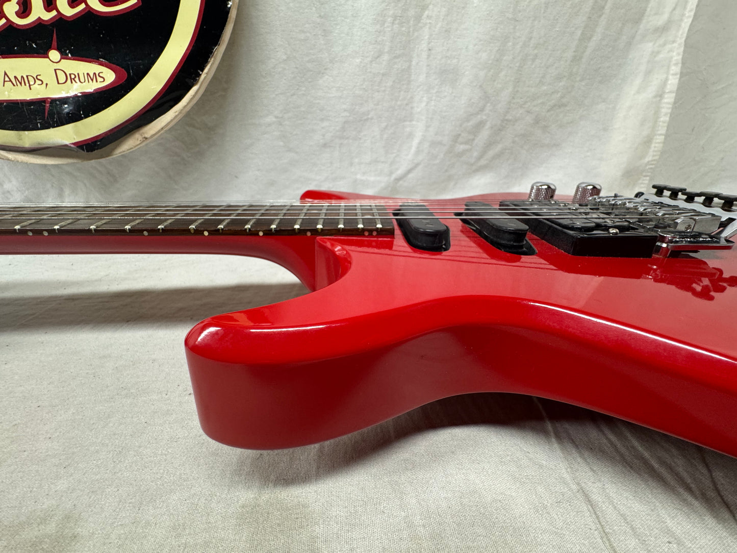 Hamer USA SS1 ss 1 Steve Stevens Signature Guitar with Case 1984 - Red