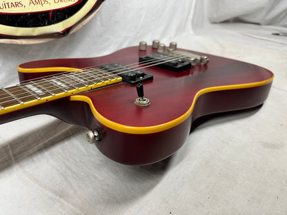 Squier Master Series Chambered Telecaster Electric Guitar 2005 - Crimson Red Transparent