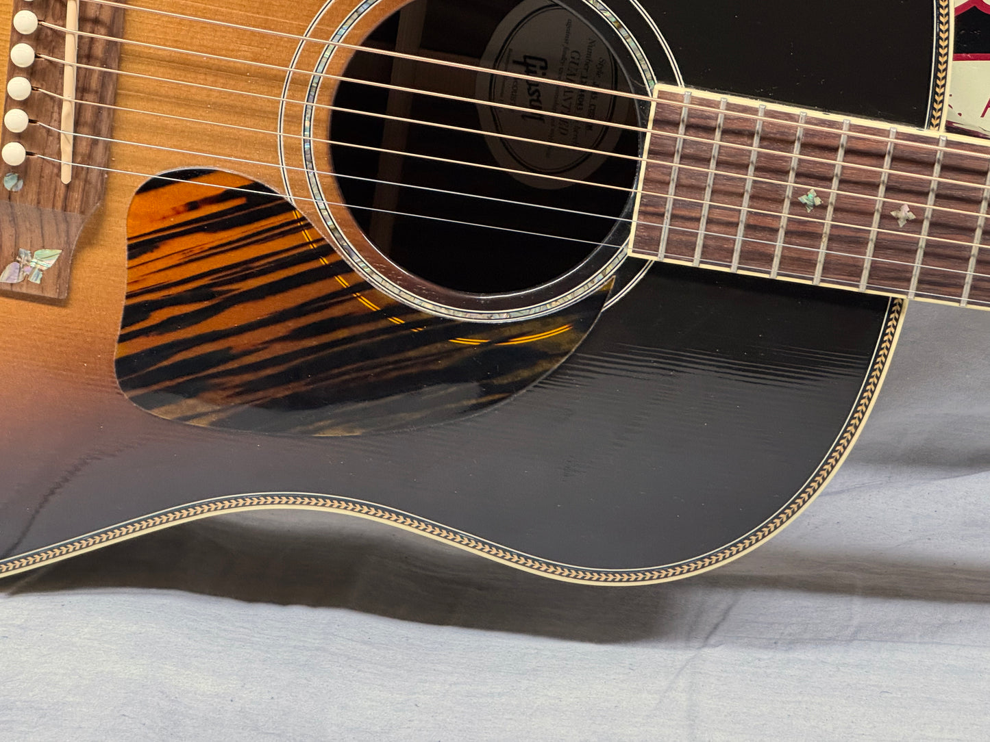 Gibson RS4CRSGH1 J-45 j45 Custom The Workhorse Acoustic Guitar with Case 2014 - Vintage Sunburst