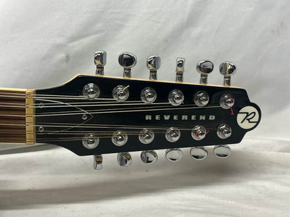Reverend Airwave 12-String Semi-Hollow Body Electric Guitar - Image 7