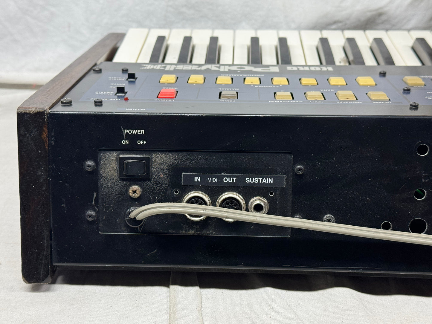 Korg PS-6 ps6 Polysix poly six 6-Voice Analog Synthsizer 61-Key Keyboard with SKB Case 1980s - Local Pickup Only