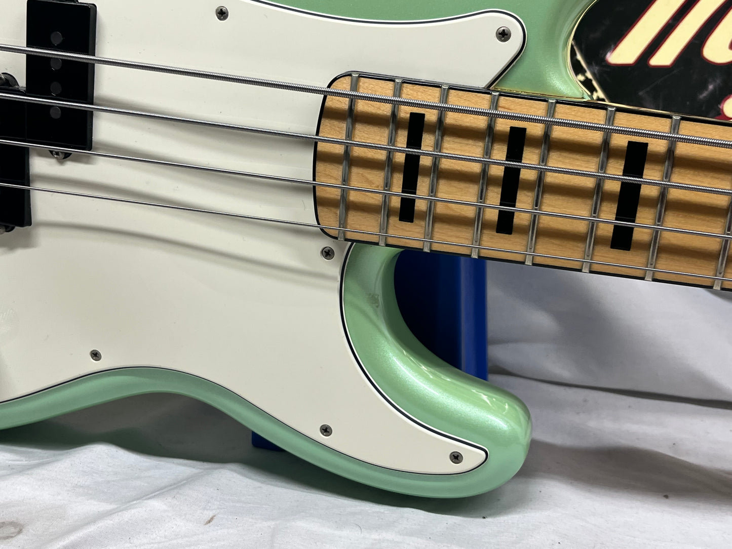 Fender GC Factory Special Run Precision Bass P-Bass Active 4-String Electric Bass - Sea Foam Green
