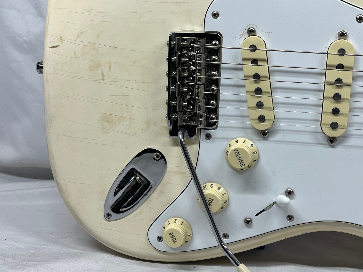 Fender Jimi Hendrix Stratocaster Strat Electric Guitar - Olympic White