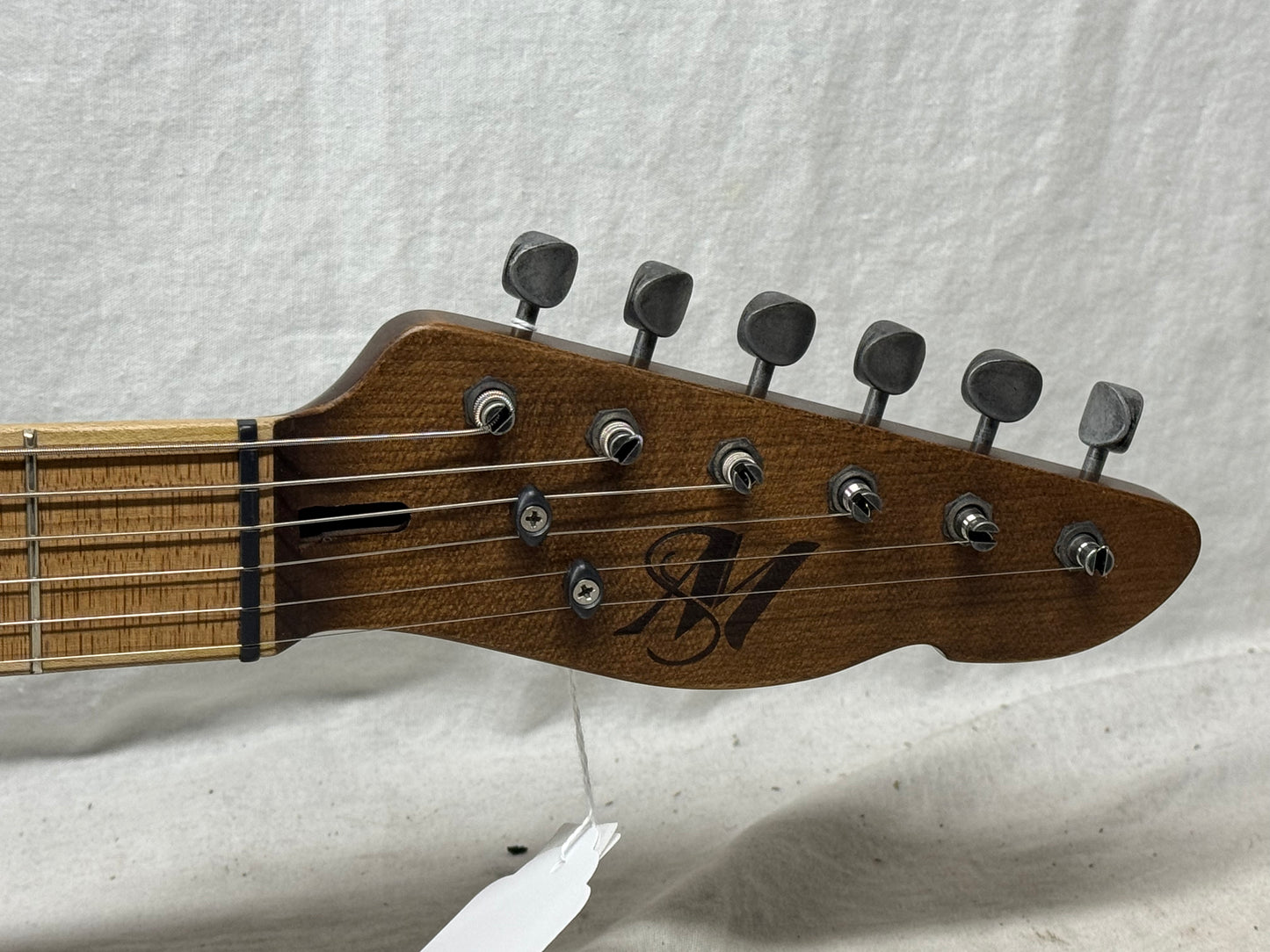Mule Resophonic Mulecaster S-style Hollow Body Steel body Guitar with Case