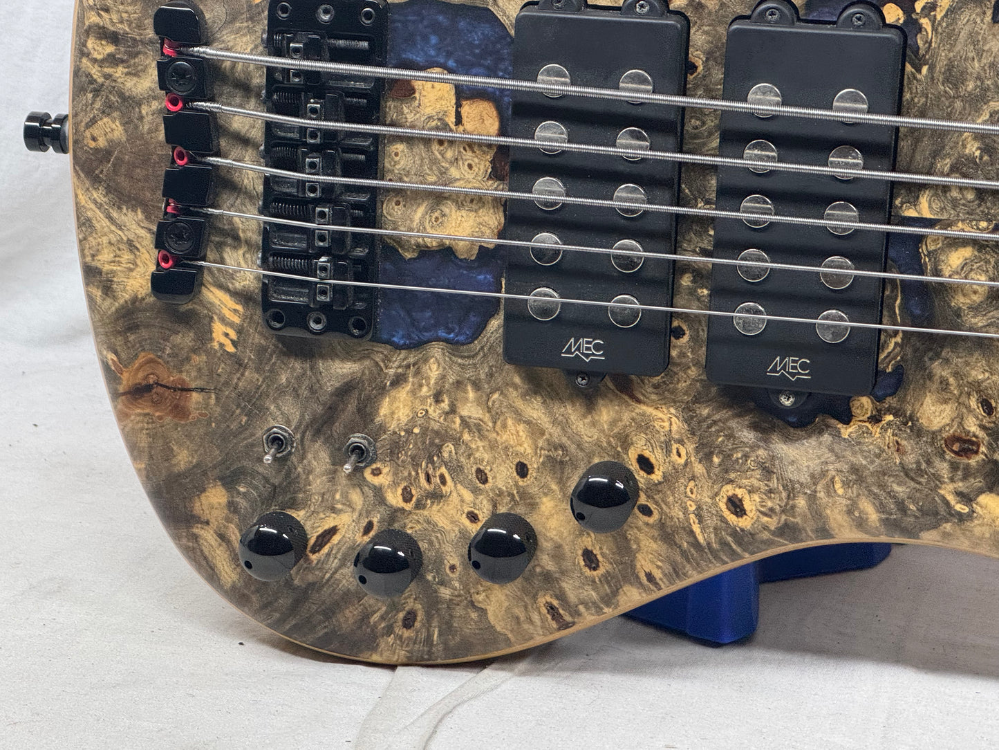 Warwick Limited Edition #39 of 100 Teambuilt Corvette $$ Double Buck 5-String Bass 2019 - Natural Transparent Satin Multicolor