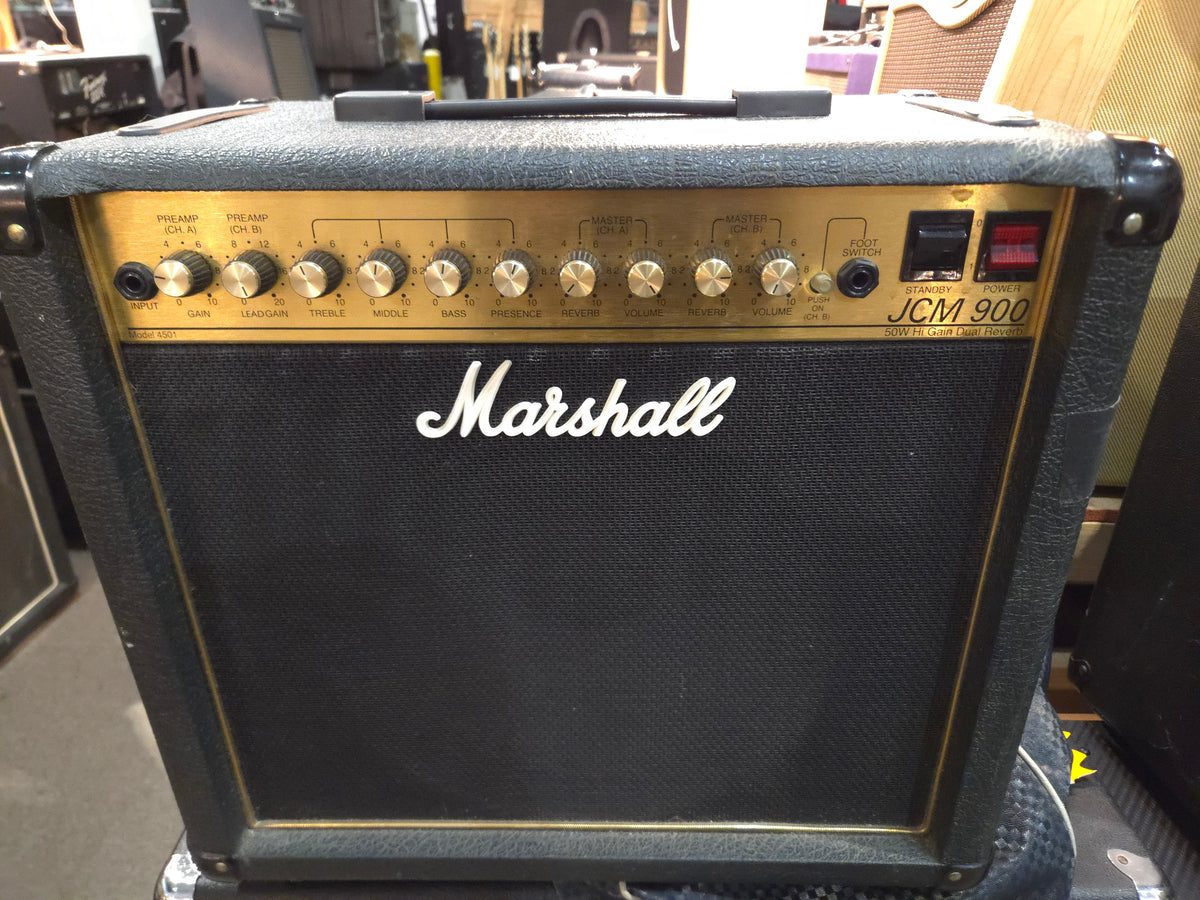 Marshall JCM 900 Model 4501 50-Watt Hi Gain Dual Reverb 1x12 Combo 1990s - Local Pickup Only