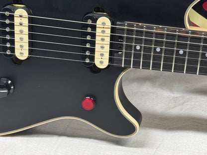 EVH Eddie Van Halen Wolfgang Signature Guitar with Case 2022 - Stealth Black