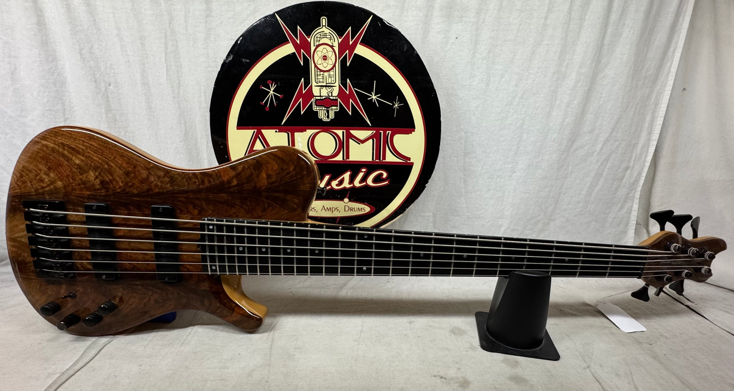 Brubaker K-6B k6b Custom Singlecut 6-string Bass with Case 2003